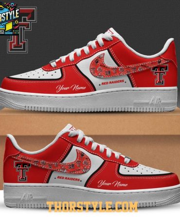 Texas Tech Red Raiders Big 12 Ncaa 2025 Personalized Air Force 1 Shoes