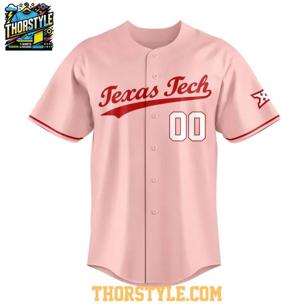Texas Tech Red Raiders Spring Bloom Night 2026 Personalized Baseball Jersey - Image 2