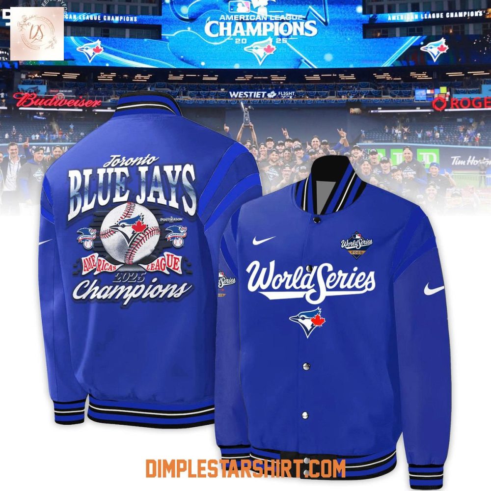 Toronto Blue Jays 2025 American League Champions Baseball Jacket