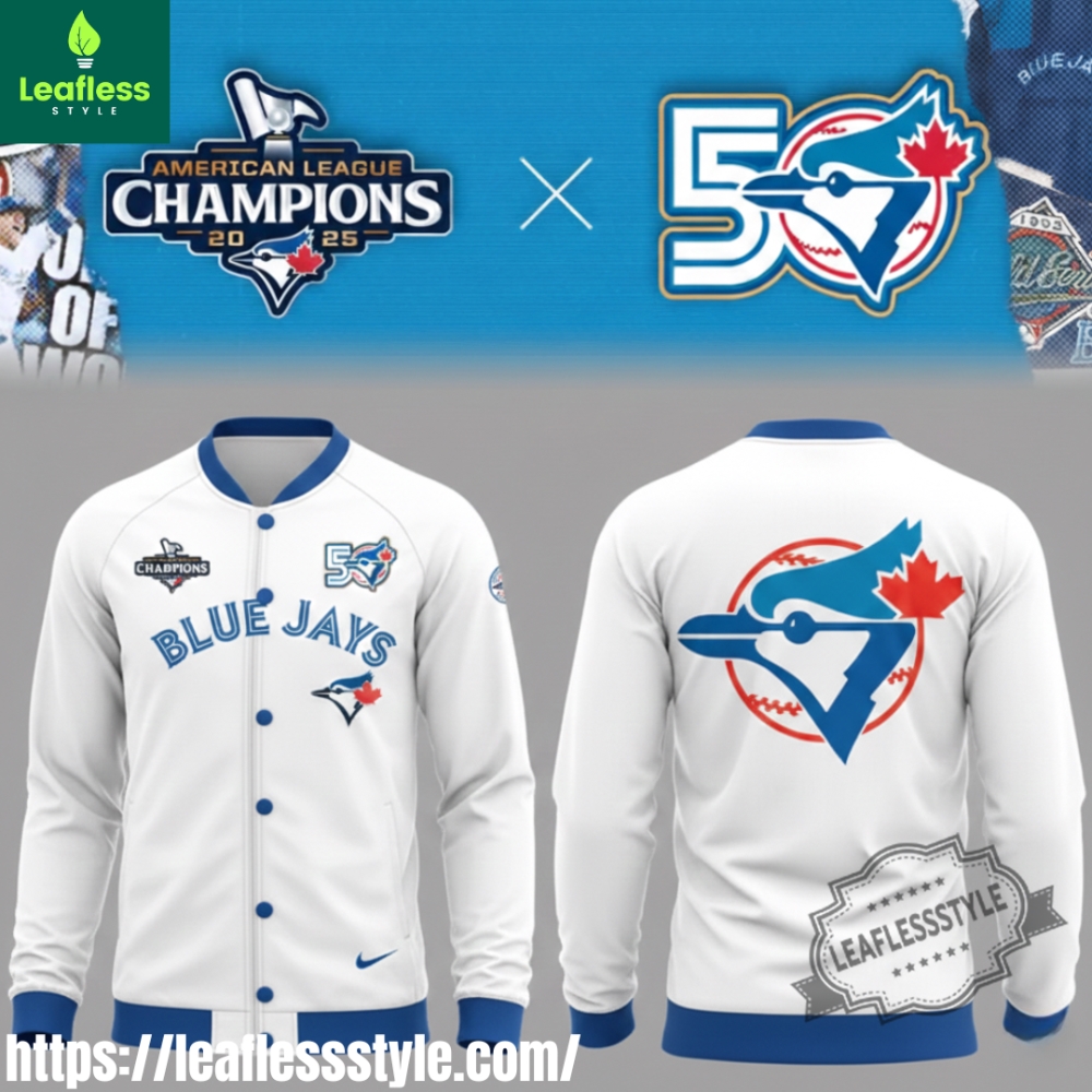 Toronto Blue Jays 50Year Tribute Baseball Jacket