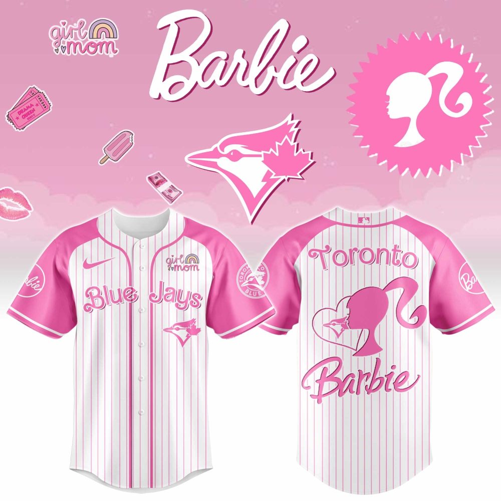 Toronto Blue Jays Lovely Barbie Limited Edition Jersey