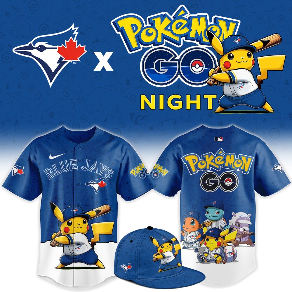 Toronto Blue Jays Pokémon Go Night Limited Edition Baseball Jersey