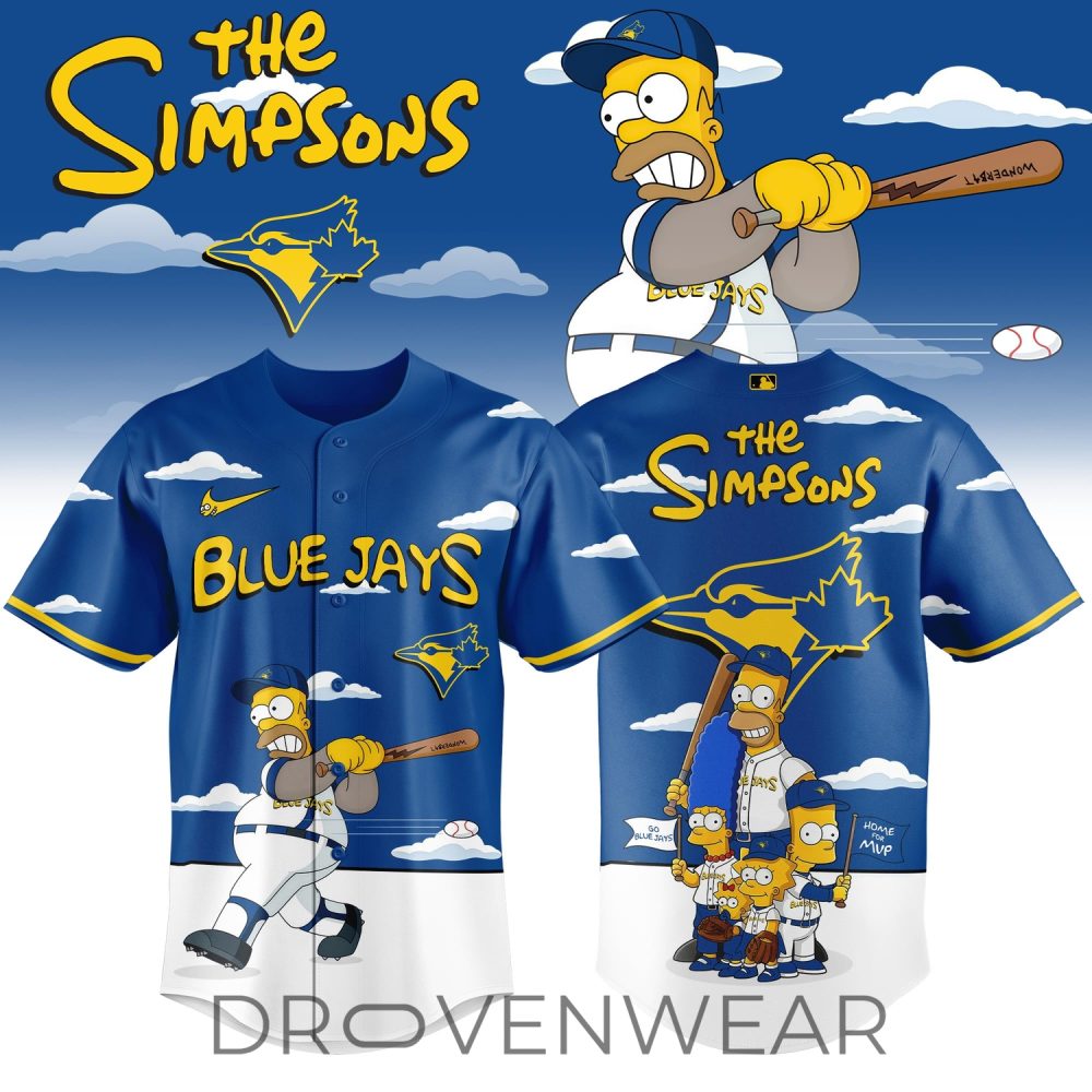 Toronto Blue Jays X The Simpsons 2026 Limited Edition Jersey