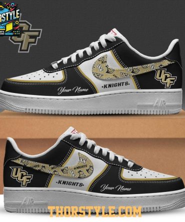 Ucf Knights Charge On Big 12 Ncaa 2025 Personalized Air Force 1 Shoes