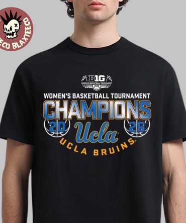 Ucla Bruins Women'S Basketball Back To Back Big 10 Tournament Champions Locker Room T-Shirt