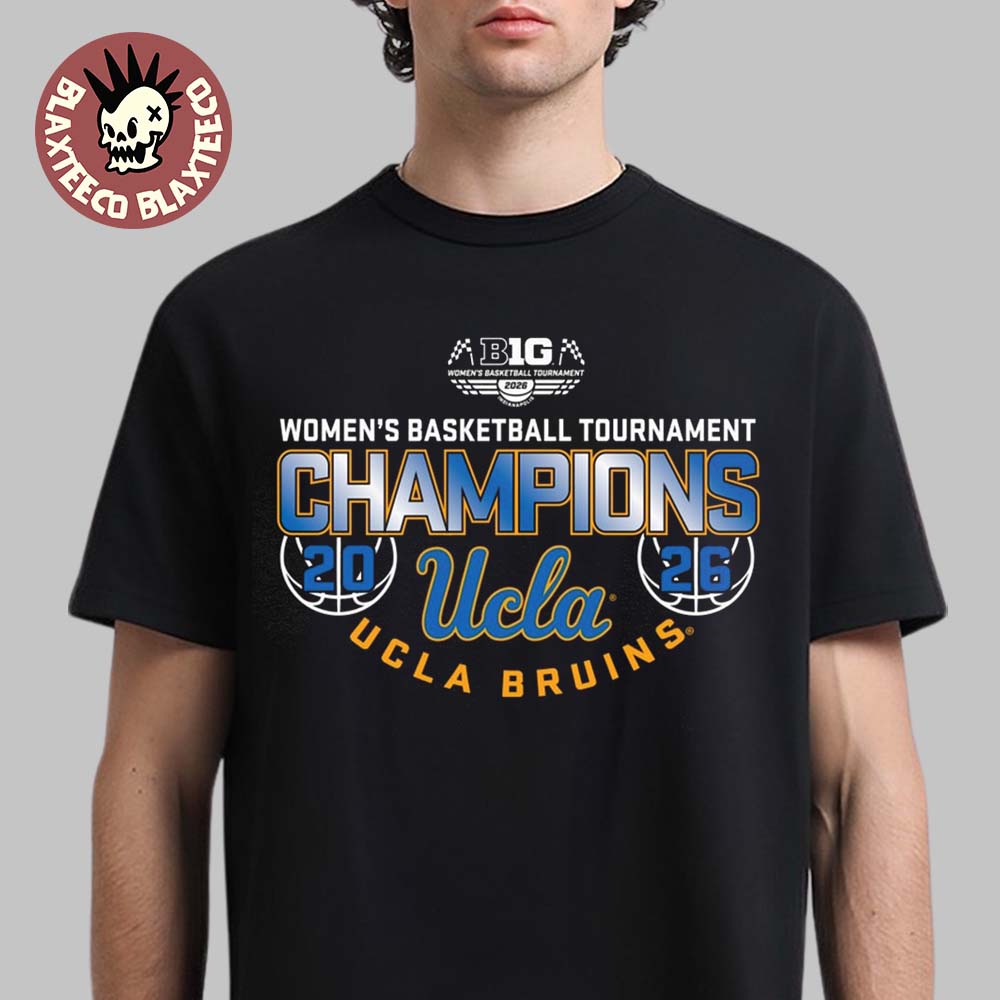 Ucla Bruins Women'S Basketball Back To Back Big 10 Tournament Champions Locker Room T-Shirt