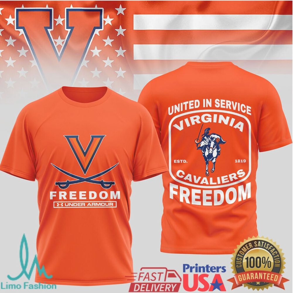 Under Armour Virginia Cavaliers Freedom T Shirt Collection - Limotees Llc - Image 2