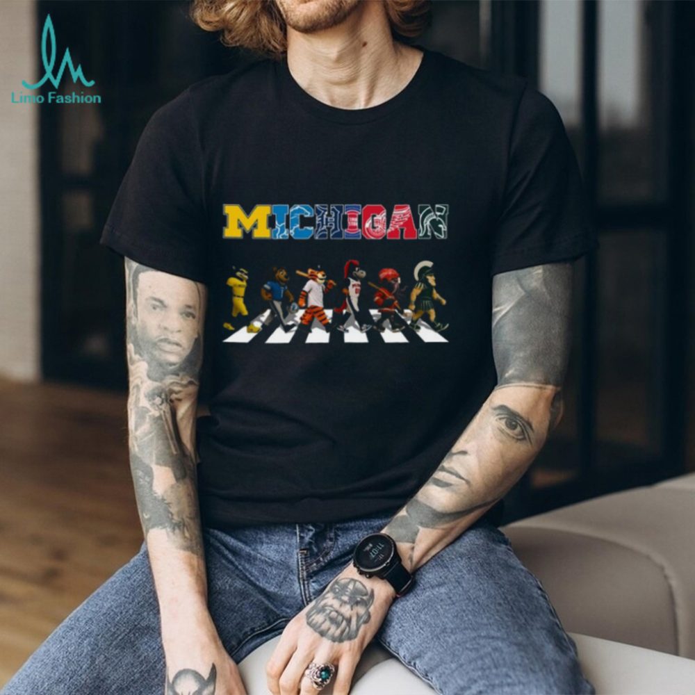 University Of Michigan Sports Teams Walk T Shirt Recovered - Limotees Llc