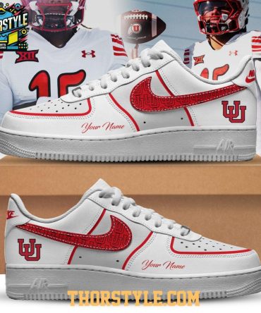 Utah Utes 2025 Icy Icing The Kicker Personalized Air Force 1 Shoes