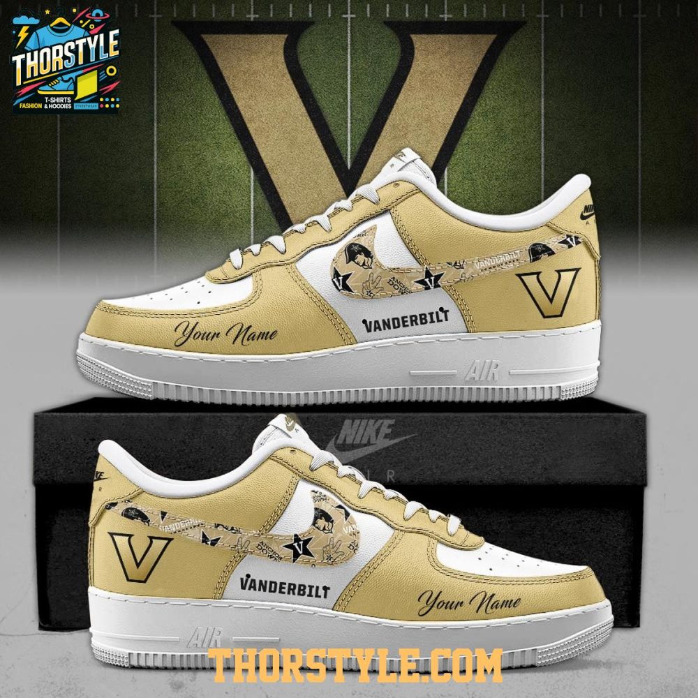 Vanderbilt Commodores Freedom 2025 Anchor Down Air Force 1 Shoes