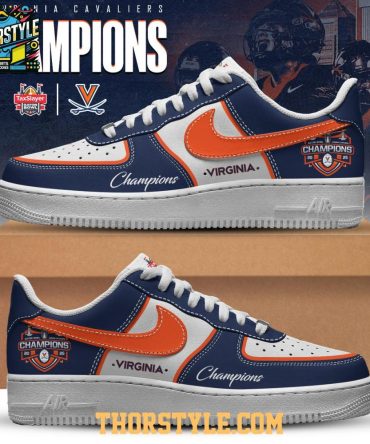 Virginia Cavaliers Gator Bowl Champions 2025 Personalized Air Force 1 Shoes
