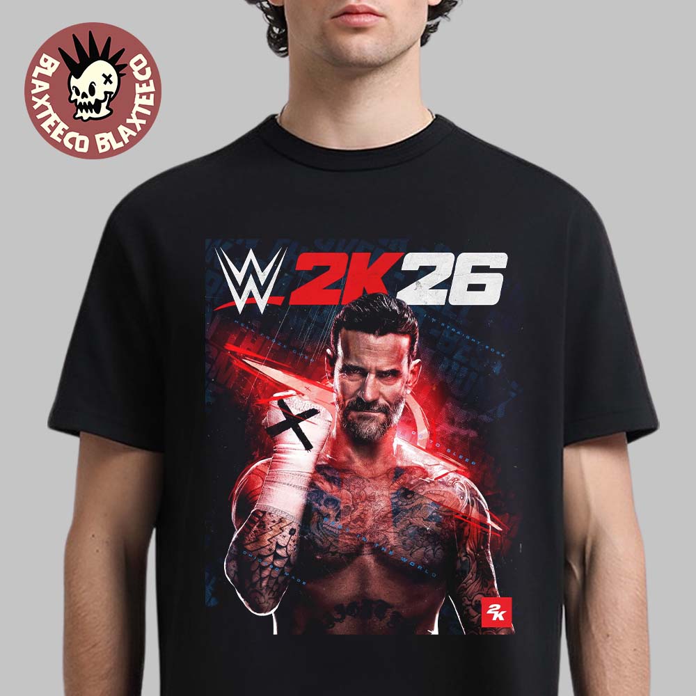 Wwe 2K26 Standard Edition Best In The World Cm Punk Cover Star T-Shirt