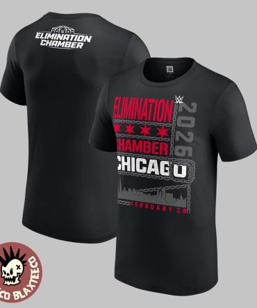 Wwe Elimination Chamber 2026 Chicago February 28 2026 L Train Two Sided T-Shirt