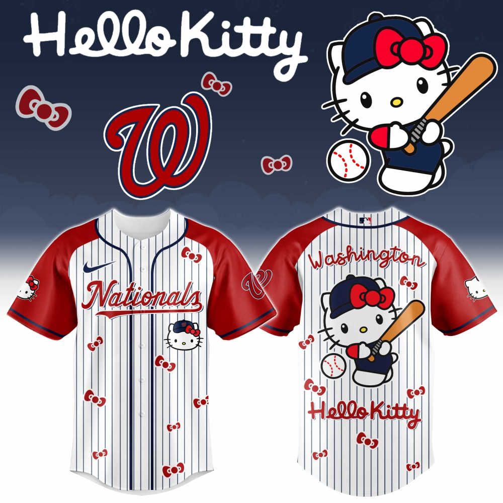 Washington Nationals X Hello Kitty 2026 Limited Editions Jersey