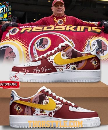 Washington Redsinks Super Bowl Era 2025 Personalized Air Force 1 Shoes