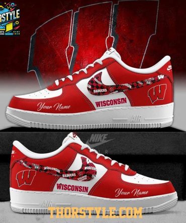 Wisconsin Badgers 2025 Freedom Campus Personalized Air Force 1 Shoes