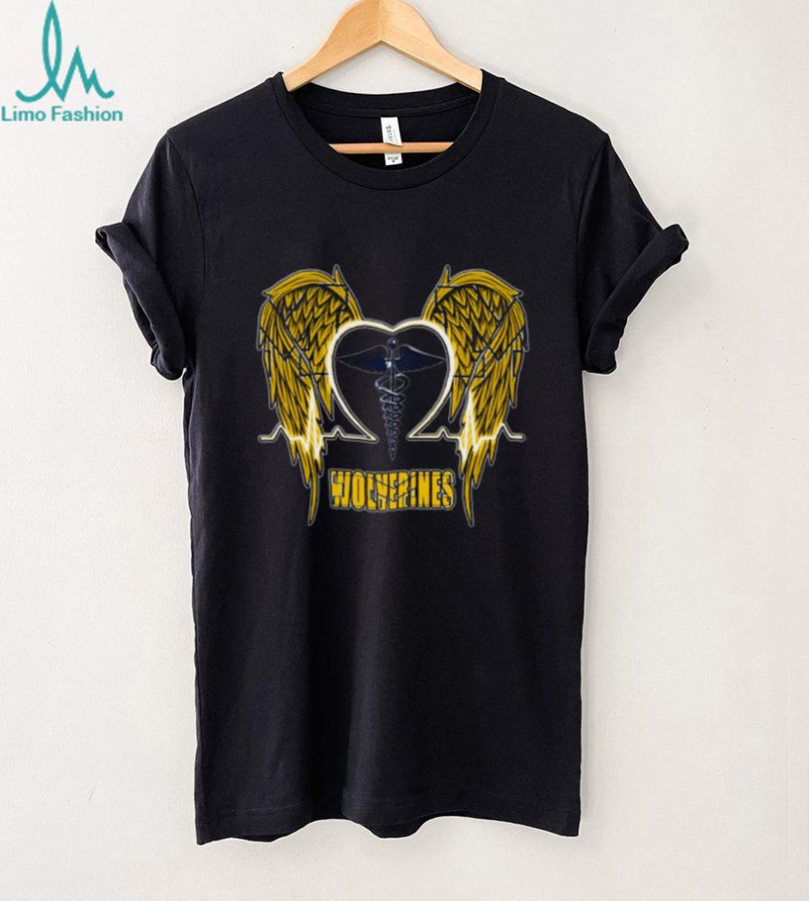 Wolverines Caduceus Nursemedic Angel Wings T Shirt - Limotees Llc