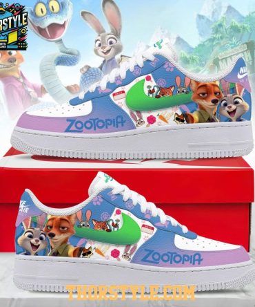 Zootopia 2 I Love You Partner 2025 Christmas Personalized Air Force 1 Shoes