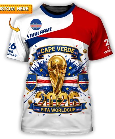 Unisex Shirt - Custom Cape Verde World Cup 2026 3D Shirt