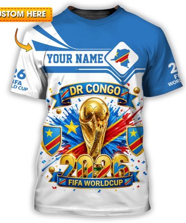 Unisex Shirt - Custom Dr Congo World Cup 2026 3D Shirt