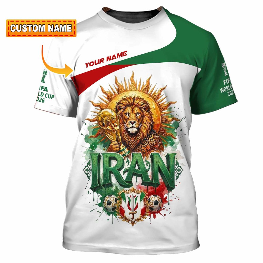 Unisex Shirt - Custom Iran World Cup 2026 3D Shirt
