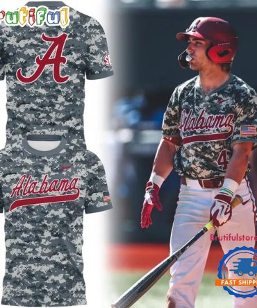 Alabama Crimson Tide Baseball Military Appreciation Special Edition T Shirt