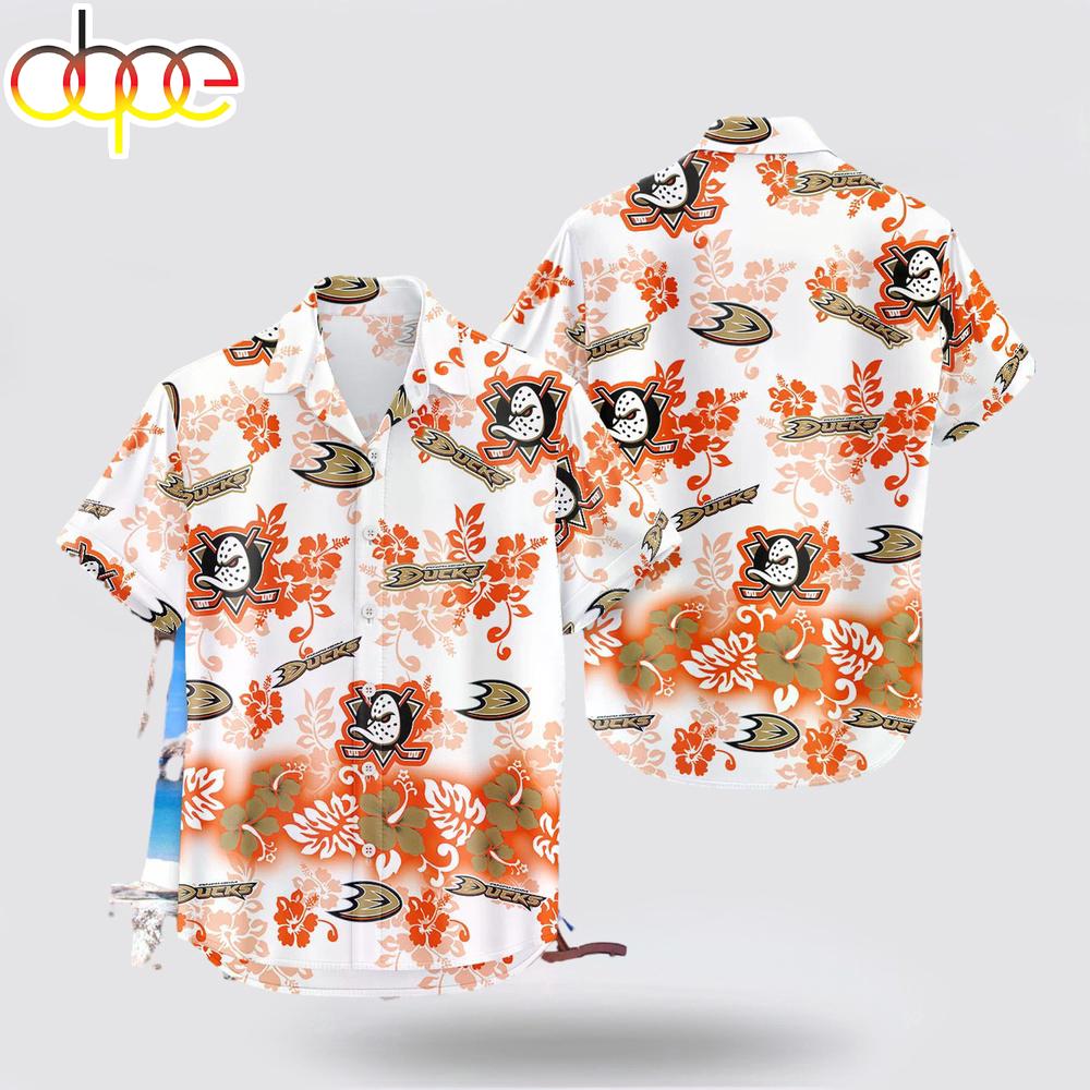 Anaheim Ducks Aloha Paradise Hawaiian Shirt