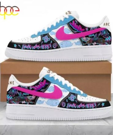 Arcane Jinx Was Here League Of Legends Air Force 1 Shoes