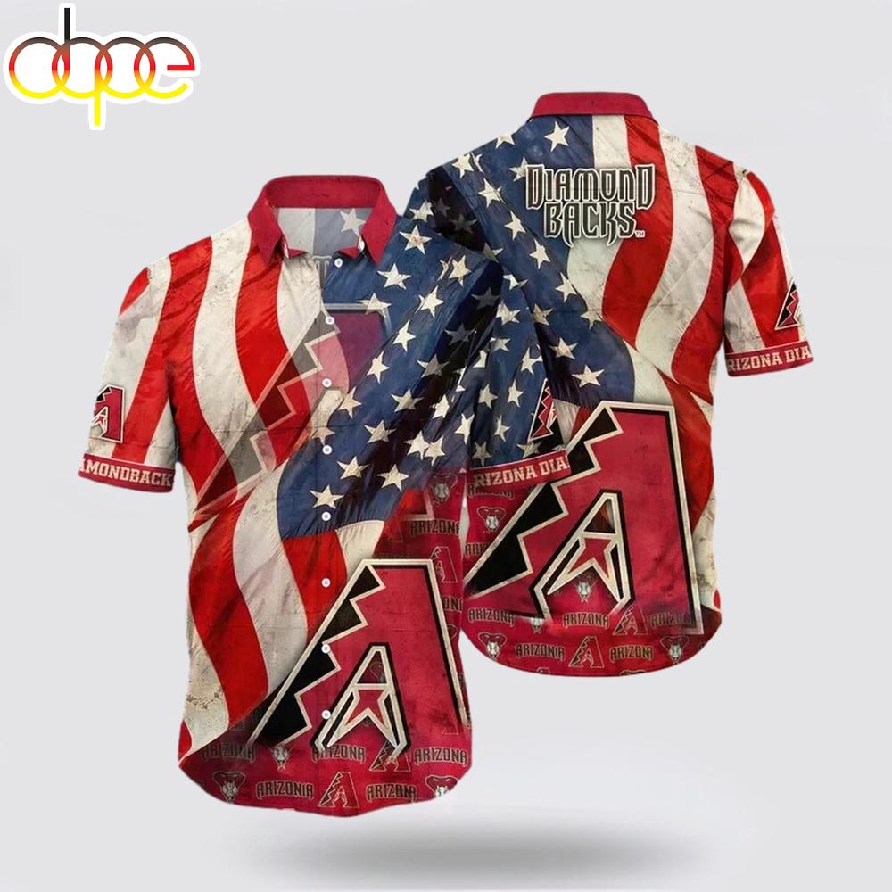 Arizona Diamondbacks Independence Day Hawaiian Shirt