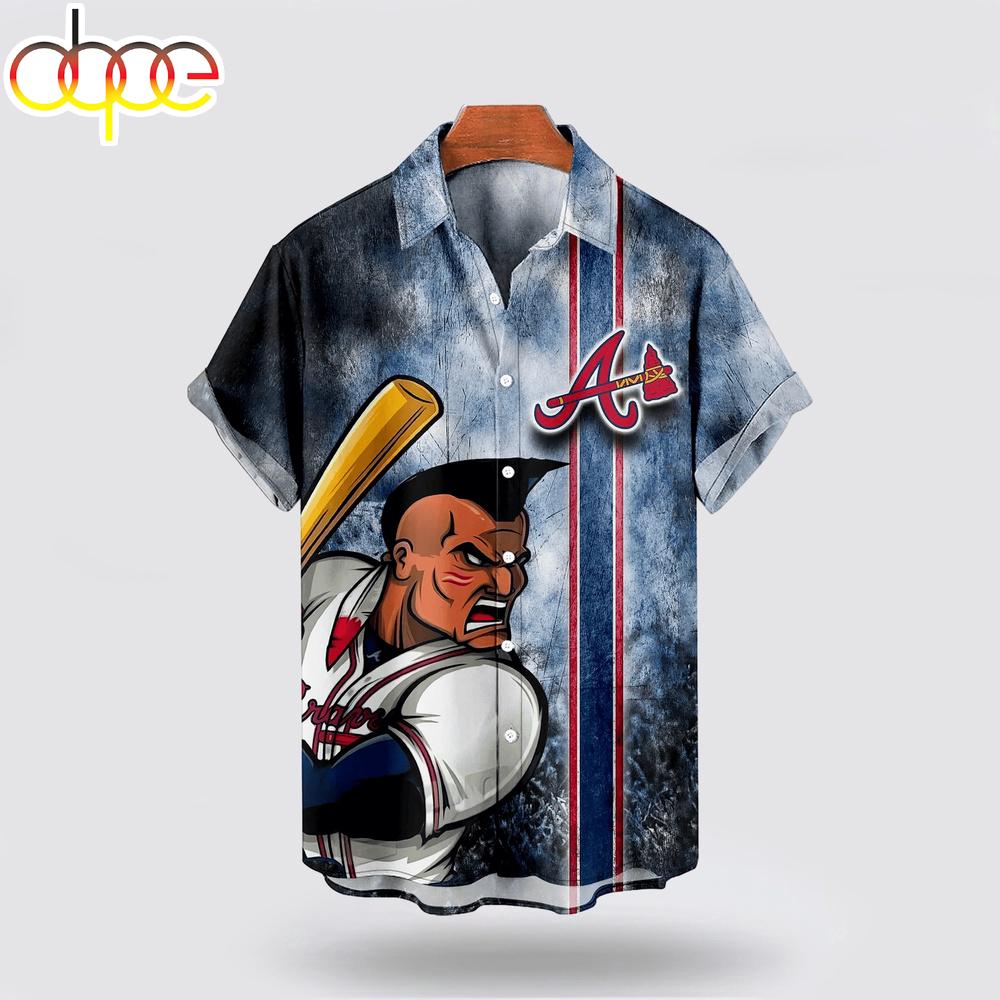 Atlanta Braves Retro Hawaiian Shirt