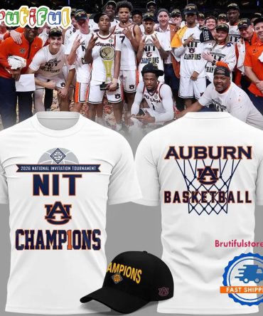 Auburn Tigers Basketball 2026 Nit Champions T Shirt