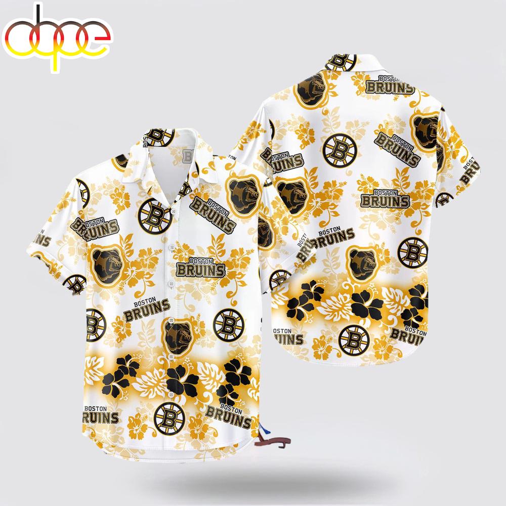 Boston Bruins Aloha Paradise Hawaiian Shirt
