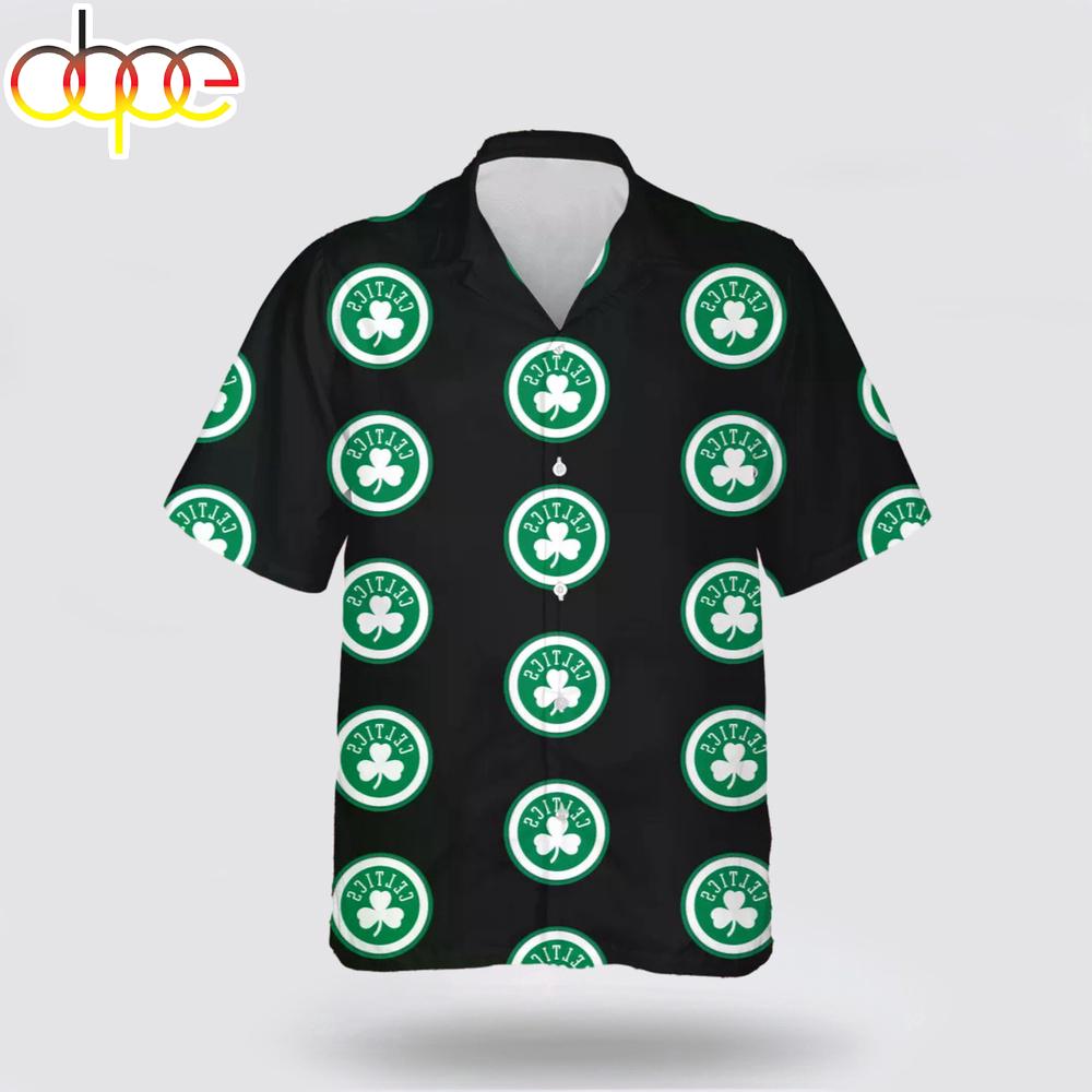 Boston Celtics Logo Team Hawaiian Shirt