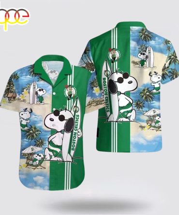 Boston Celtics Snoopi Sport Hawaiian Shirt