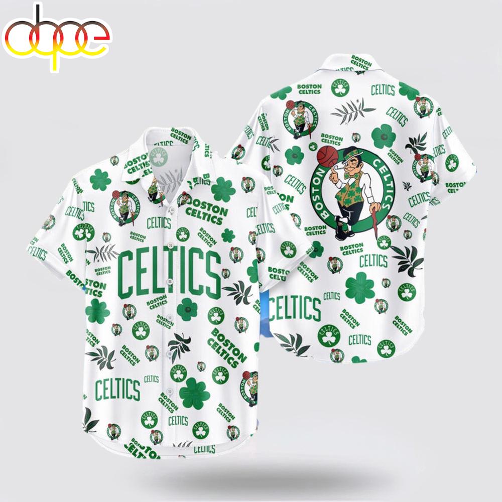Boston Celtics Tropical Beach Hawaiian Shirts