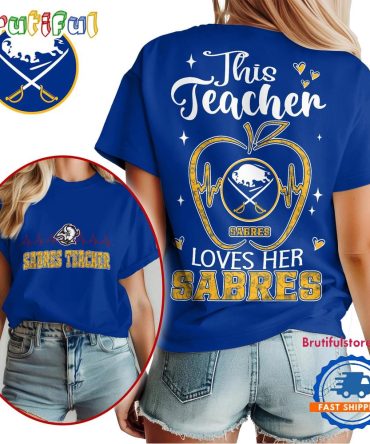 Buffalo Sabres Nhl Nurse Appreciation Month Unisex All Over Print T Shirt