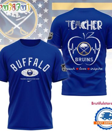 Buffalo Sabres Nhl Teacher Appreciation Day 3D T Shirt