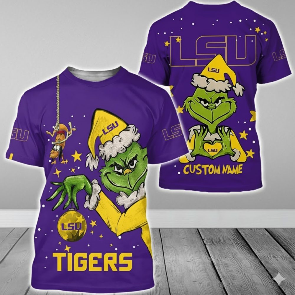 Lsu Tigers College Football X Grinch Christmas Special Edition - 3D Shirt Hoodie