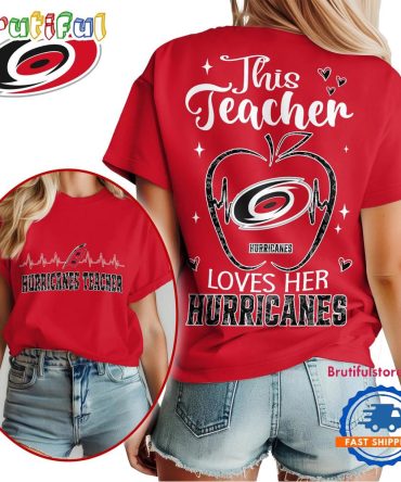 Carolina Hurricanes Nhl Nurse Appreciation Month Unisex All Over Print T Shirt