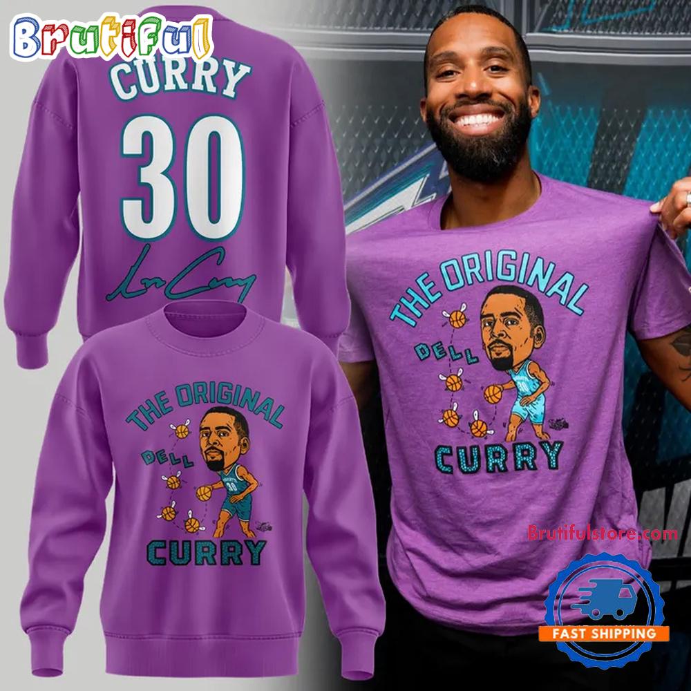 Charlotte Hornets Dell Curry 2026 Graphic Sweatshirt