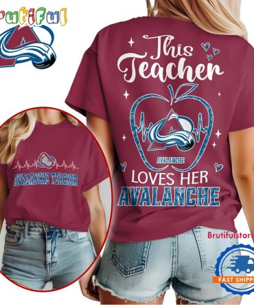 Colorado Avalanche Nhl Nurse Appreciation Month Unisex All Over Print T Shirt