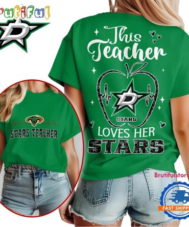 Dallas Stars Nhl Nurse Appreciation Month Unisex All Over Print T Shirt