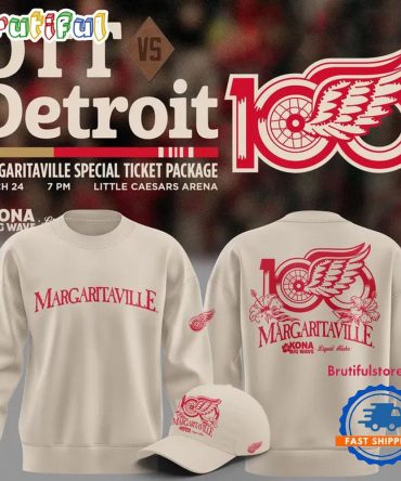 Detroit Red Wings Margaritaville 2026 Limited Edition Sweatshirt