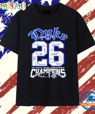 Duke Blue Devils Atlantic Coast Conference Champions T Shirt