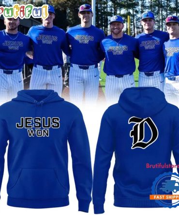 Duke Blue Devils Baseball Jesus Won 2026 Limited Edition Hoodie