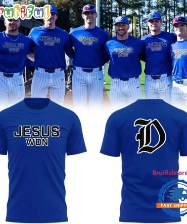 Duke Blue Devils Baseball Jesus Won 2026 Limited Edition T Shirt