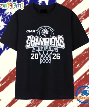 Fayetteville State Men’S Basketball 2026 Ciaa Tournament Champions T Shirt