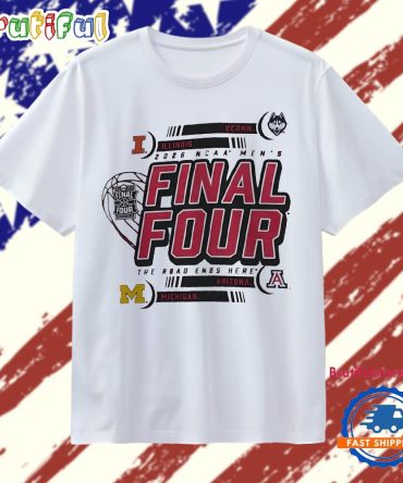 Final Four 2026 Ncaa Men’S Basketball March Madness Logos T Shirt