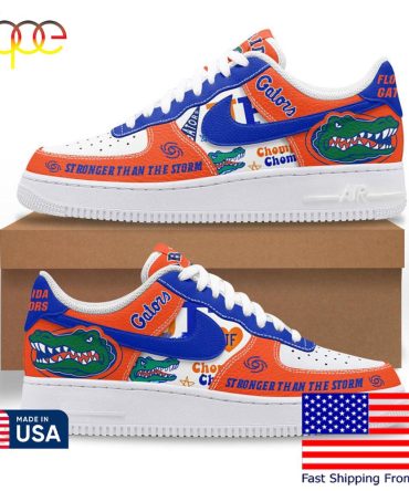 Florida Gators Stronger Than The Storm Air Force 1 Shoes