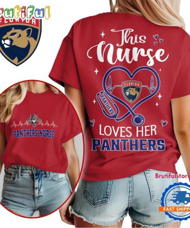Florida Panthers Nhl Nurse Appreciation Month Unisex All Over Print T Shirt